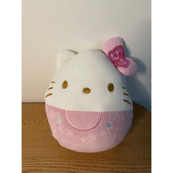 New Kids Adults Original Squishmallows Hello Kitty Stuffed Animal 9.5-10”x8.5” - Picture 1 of 8